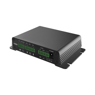 Gateway SIP de Voceo y Paging / Amplificador Integrado 30 W / PoE / Intercomunicación Audio/Video / 2 Líneas SIP / Compatible IP/RTP/RTSP