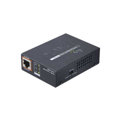 Inyector PoE / 802.3bt / 95W / Gigabit / 4 pares / Fuente externa