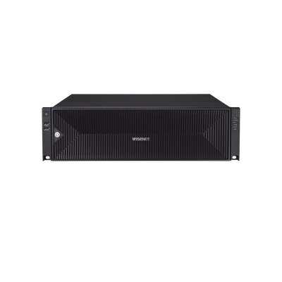 NVR 32 Canales IP / 32 MP 8K / H.265 & Wisestream / 8 Bahías HDD / HDMI 4K / Wisenet P2P / ONVIF / Cámaras IA / ARB