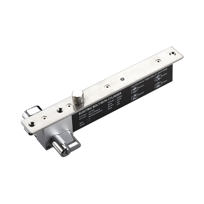 Cerradura Eléctrica de Perno / Fuerza de Sujeción 2000 kg / Acero 16 mm / 12 VCC / Apertura Manual de Emergencia / IP para Puertas Izquierda o Derecha