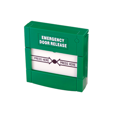 Botón de Emergencia Manual / Cubierta Enclavada / Contacto NO/NC / 24 VCC / 85 x 85 x 50 mm