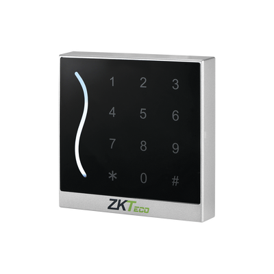 Lector de Proximidad y Teclado / 125 kHz EM / Wiegand 26/34 Bits / IP65 / Rango 5 cm / -20°C a 65°C / 2.95 x 2.95 x 0.63 pulgadas