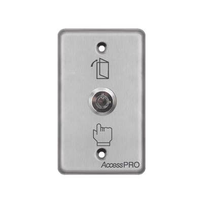 Switch con Llave / Contacto NC/NO / 24 VCD / Acero Inoxidable / 115 x 70 x 34 mm / 0.37 x 0.23 x 0.11 ft