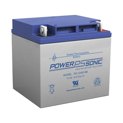 Batería de Respaldo AGM/VRLA / 12V / 40AH / Terminales NB4 / Vida Útil 5 Años / Caja ABS Resistente a Impactos