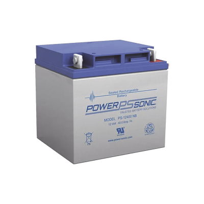 Batería de respaldo / 12V / 40Ah / AGM-VRLA / Terminales T6 / 5 años vida útil / Certificación UL