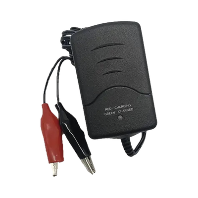 Cargador de Baterías SLA/VRLA / 6V / 5 a 12 AH / Conmutación sin Transformador / Control Automático de Carga y Flotación / Diseño Compacto 80x57x50 mm (3.15x2.24x1.97 in)