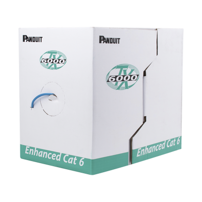 Cable UTP / Categoría 6 Mejorado / 305 m (1000 ft) / 23 AWG / 4 Pares / PVC CM / 250 MHz / PoE+