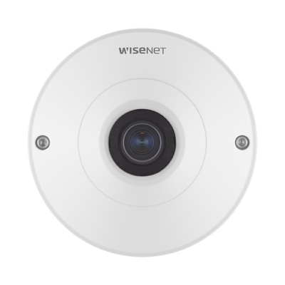Cámara IP Fish Eye / 12 Megapixel / WDR 120 dB / PTZ Digital 8X / Video Analíticos / H.265+ WiseStream II