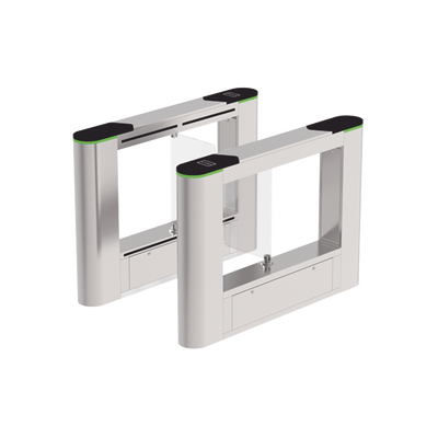 Barrera abatible peatonal / Acero inoxidable / Acrílico / 1 carril / 2 millones ciclos / AC 110-240V / -28°C a 60°C