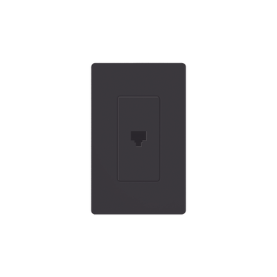 Jack Telefónico RJ11 / 6 Conductores / Diseño Compacto / Compatible con Wallplates Claro/Satin Colors / Montaje Estándar EE.UU.