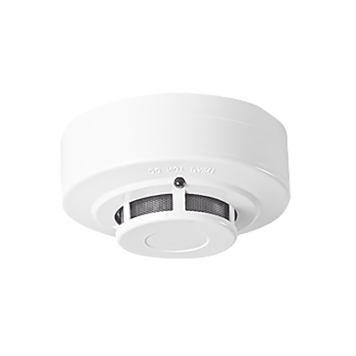 Detector de Humo Fotoeléctrico / 2 Hilos / Clase A/B / 12-24 V CC / 100 mm (3.9 in) Diámetro