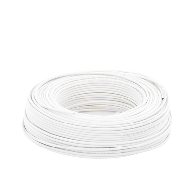 Bobina de 100 m (328.08 ft) / Cable CCA 4x22 AWG / Aluminio Revestido de Cobre / Aplicaciones en Alarmas de Intrusión y Automatización