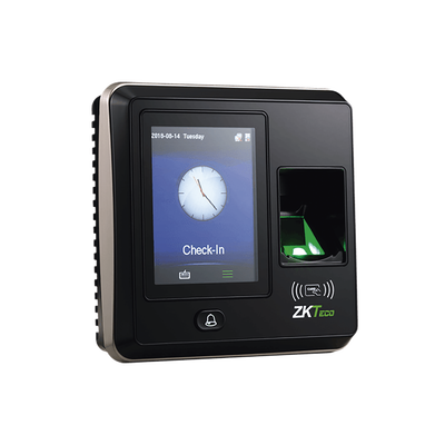 Terminal de Control de Acceso / 1,500 Huellas / Pantalla 2.8" / TCP/IP y USB / Wiegand 26 bits / 105 x 105 x 32 mm