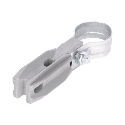 Aislador de Paso o Esquina / Abrazadera 1 Pulgada (25 mm) / Resina Virgen 100% / Acero Galvanizado / Anti-Arqueo / Bolsa 100 Unidades