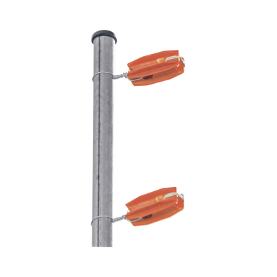 Aislador de Esquina para Cercos Eléctricos / 18 kV / Resistencia Mecánica 10.2 kg / Anti UV / 66 mm x 31.6 mm