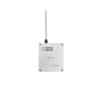 Receptor Inalámbrico / Alcance 2500 m (8202.1 ft) / 2 Salidas de Relevador Tipo C / Frecuencia 433.92 MHz / Contacto Seco para Panel de Alarma
