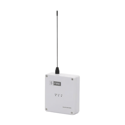 Transmisor Inalámbrico / Alcance 2500 m (8202.1 ft) / 2 Contactos Secos NA / 433.92 MHz / 12 Vcc / IP para Alarmas
