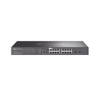 Switch L2+ PoE+ / 16 Puertos MultiGigabit 2.5G / 8 Puertos PoE+ 240W / 2 Puertos SFP+ 10G / 120 Gbps / Administración Centralizada