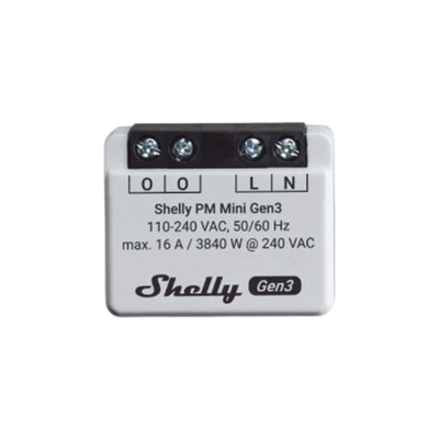 Medidor de consumo inteligente / Wi-Fi 2.4 GHz / 1 canal 16A / Alcance 10-30 m / Compatible Alexa y Google Home