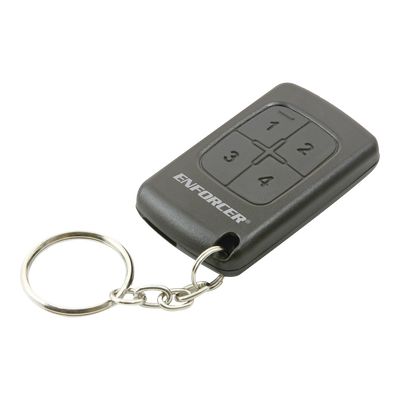 Transmisor tipo llavero / 4 canales / 315 MHz / Compatible con receptores SK-910R4Q / 1.25x2.19x0.31 pulg (31.5x55x8 mm)