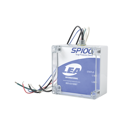 Supresor de Transitorios/Picos Para 120/240 Vac de Fase Partida de 100 KA de Capacidad Por Fase en Gabinete NEMA 4