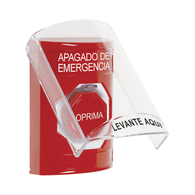 Botón Multipropósito / Apagado de Emergencia / Llave para Reset / Bocina Integrada / 2 Relevadores NO/NC / Interior / -40°C a 121°C / Tapa de Policarbonato