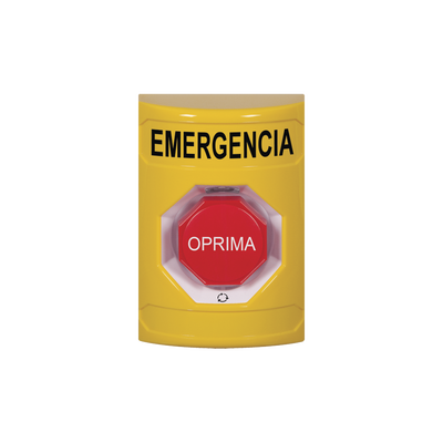 Botón de Emergencia Multifuncional / Acción Mantenida / LED Multicolor / UL/cUL/ADA / Diseño Antivandálico / Uso Interior-Exterior