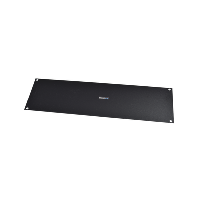 Tapa Ciega / Rack 19in / 3UR / Acero Cal. 14 / Pintura Electroestática Negra / 0.95 kg