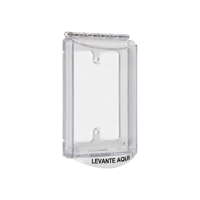 Protector de Policarbonato / Resorte Torsión Acero Inoxidable / 90 x 151 x 33 mm / -40 a 121°C / Anti-Vandalismo
