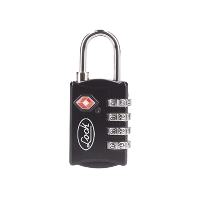 Candado de Combinación TSA / Cuerpo 29 mm / Altura 66.5 mm / Grosor 14 mm / Discos Programables / Nivel de Seguridad 3