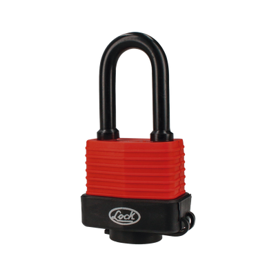 Candado Comercial / Arco Largo 46 mm / Cuerpo Laminado 32 mm / Nivel de Seguridad 4 / Gancho 8 mm / Llave Estándar