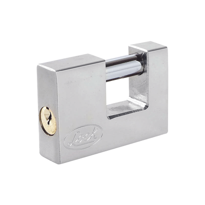 Candado para Cortina Metálica / Cilindro 5 Pernos / Nivel de Seguridad 6 / Grillete 12 mm / Cuerpo 20 mm / Cavidad 30 mm