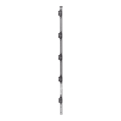 Poste de Paso para Cerca Electrificada / Tubo Galvanizado Cal. 18 / 1 m (3.3 ft) de Altura / 1' de Diámetro / 5 Aisladores Incluidos
