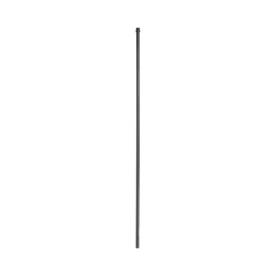 Poste de Esquina para Cerca Electrificada / 6 Aisladores / Acero Galvanizado Cal. 18 / Altura 1.4 m (4.6 ft) / Pintura Negrra Electroestática