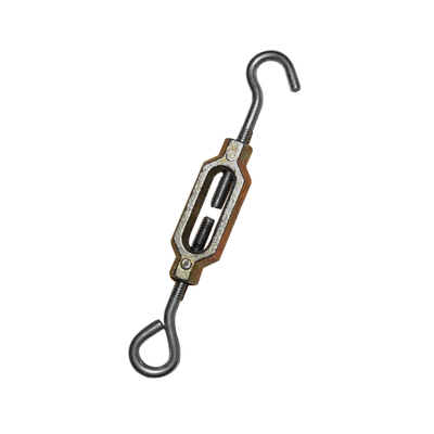 Tensor para Cerca Eléctrica / Resistencia 70 kg / Resistencia Eléctrica 0.4 Ohm / Acabado Tropicalizado / Gancho Calibre 10 / Cuerda UNC Cromo Duro