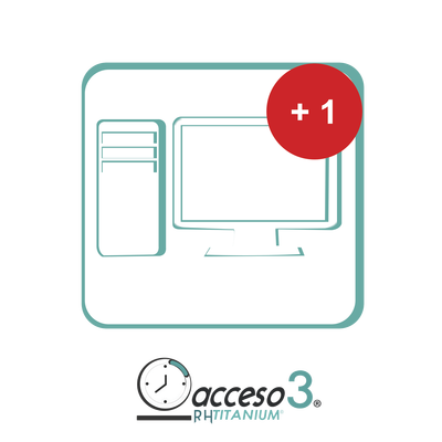Licencia de Activación Adicional / Software Tiempo y Asistencia / 1 PC Extra o Reemplazo / Compatible con Nómina / Entrega Virtual