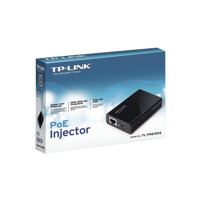 Inyector PoE / 15.4W 802.3af / 2 puertos Gigabit / Hasta 100 m (328 pies) / Plug and Play