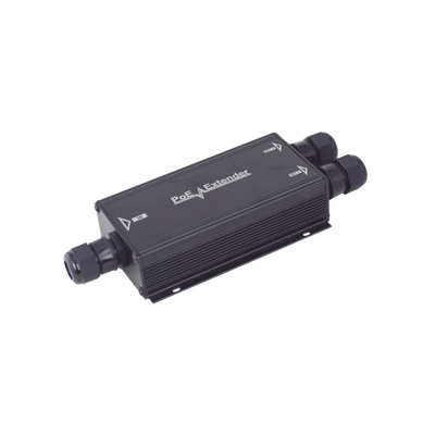 Extensor PoE Gigabit / Alcance 200 m (656.2 ft) / IP66 / 60 W Total / 2 Puertos de Salida PoE / Sin Fuente Adicional