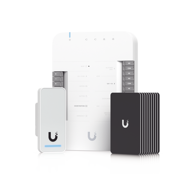 Kit de Control de Acceso / Ethernet Gigabit / PoE++ 50W / NFC 13.56 MHz ISO / 1 Puerta / 6.9 x 5 x 1.3'