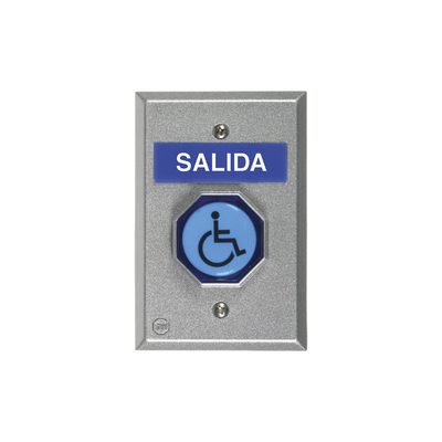 Botón de Salida / LED 12/24 V / Aluminio Fundido / 82 x 123 x 56 mm / 300+ Combinaciones