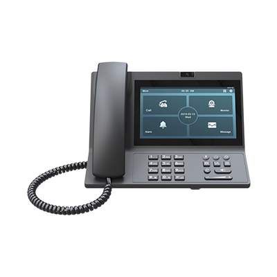 Estación de Guardia IP / Pantalla Táctil 7 Pulgadas / Resolución 1024x600 / Cámara 2 Megapixel / Wi-Fi / PoE / Bluetooth / HDMI / USB-C / Android 9.0