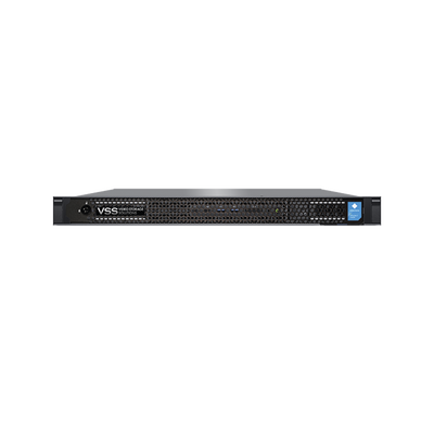 Servidor de administración para VMS / 2 bahías HDD 3.5' / 2 M.2 SSD / 1U Rack / Core i7-9700K / 64GB DDR4 / Dual 1GbE+10GbE / Redundante 2x550W