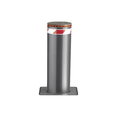 Bolardo Hidráulico / Diámetro 220 mm / Altura 600 mm / Resistencia Impacto 250,000 J / 120 Ciclos/Hora / LED Rojo y Reflectivo