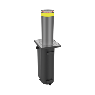 Bolardo Hidráulico / Diámetro 275 mm / Elevación 600 mm / Resistencia Impacto 300,000 J / 120 Ciclos/Hora / Bomba Italiana Integrada