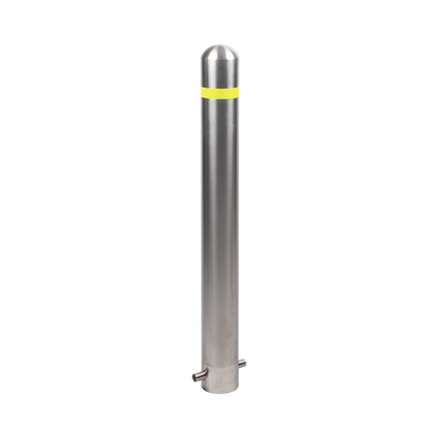 Bolardo Fijo / Acero Inoxidable SS304 / 900 mm (2.95 ft) / Ø 114 mm / Espesor 2 mm / Operación Manual