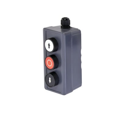 Botonera Triple / Uso Rudo / 24 VCD / IP40 / -20 a 50 °C / 2.7 x 5.2 x 2.0 in