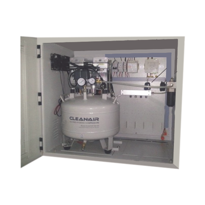 Sistema de Control Neumático / 4 Bolardos Simultáneos / 110 VCA / Fail-Safe / Gabinete 820x770x560 mm