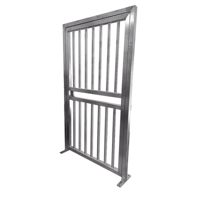 Puerta Lateral para Torniquetes / Acero Inoxidable 304 / 1350 x 2316 mm / 4.43 x 7.6 pies / Compatible con Cierres Magnéticos