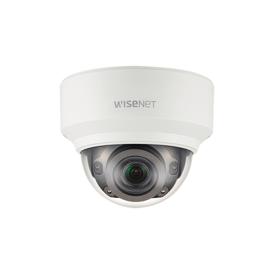 Cámara IP Domo Interior / 5MP / Lente Motorizado 3.9-9.4mm / WDR 120dB / IP66 / IK08 / IR 30m (98.4ft) / H.265 & WiseStream II