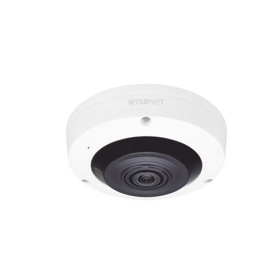 Cámara Fisheye IP / 6 Megapixel / WDR 120 dB / IR 15 m (49.2 ft) / PTZ Digital 8X / Audio y Alarma / Interior